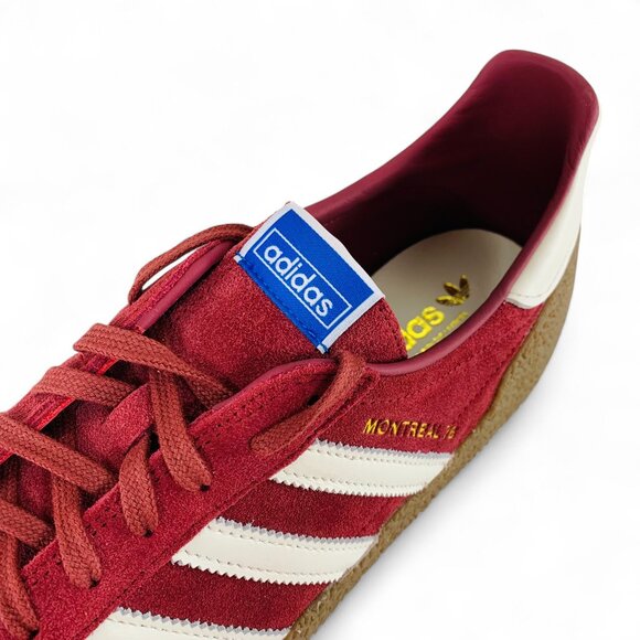 adidas Montreal 76 Noble Maroon Men's Shoes Sneakers JR8371 - Picture 9 of 10